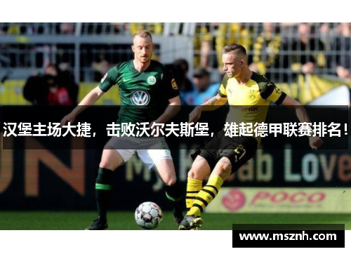 汉堡主场大捷，击败沃尔夫斯堡，雄起德甲联赛排名！