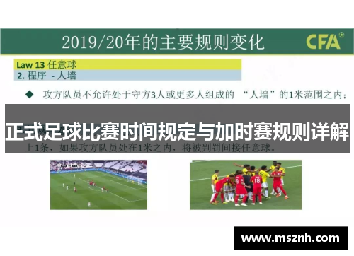 正式足球比赛时间规定与加时赛规则详解