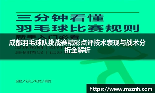 成都羽毛球队挑战赛精彩点评技术表现与战术分析全解析