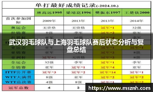 武汉羽毛球队与上海羽毛球队赛后状态分析与复盘总结